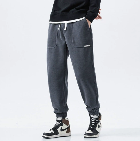 2025 Весна и Осень Повседневные спортивные штаны Мужские приливные бренды простые весна и осень тонкие высокие уличные штаны