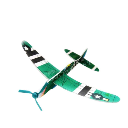 Factory Direct DIY educational small production toy assembly model aircraft hand throwing gliding small aircraft technology small production