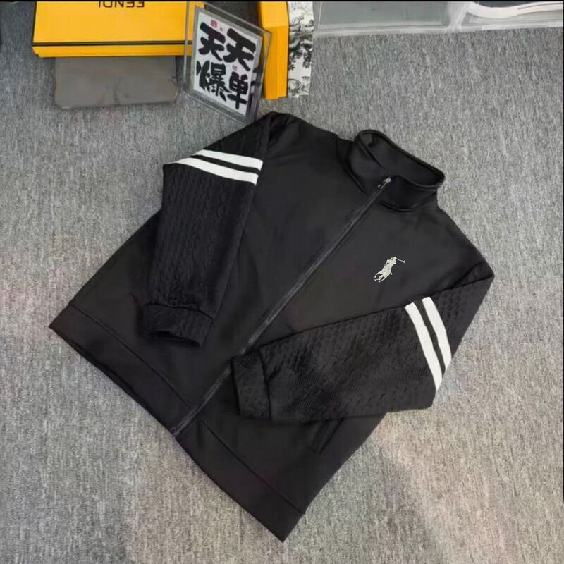 Internet Celebrity Style Embroidered Baseball Jacket for Men, Zip-Up Casual Color-Blocking Luxury Jacket Internet Celebrity Style Embroidered Baseball Jacket for Men, Zip-Up Casual Color-Blocking Luxury Jacket