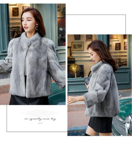 Fur Clasp Mink Fur Diamond Buttons Duck Bill Clasp Embellished Double Fasteners Fur Coat Collar Pin Children's Clothing Collar Extreme Kai