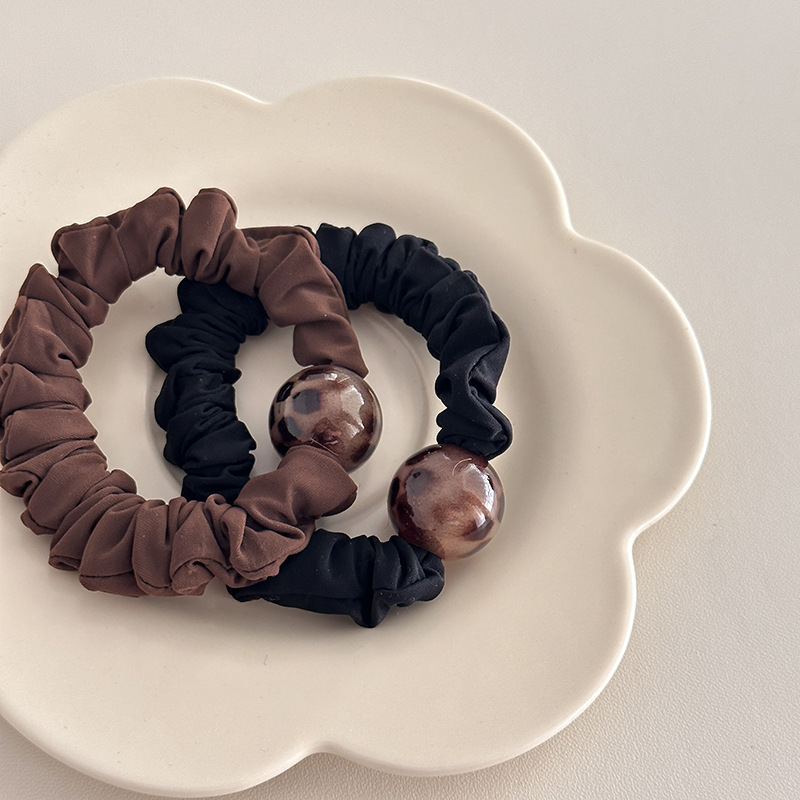 Elastico per capelli leopardo stile coreano accessorio per donna_voghion.com