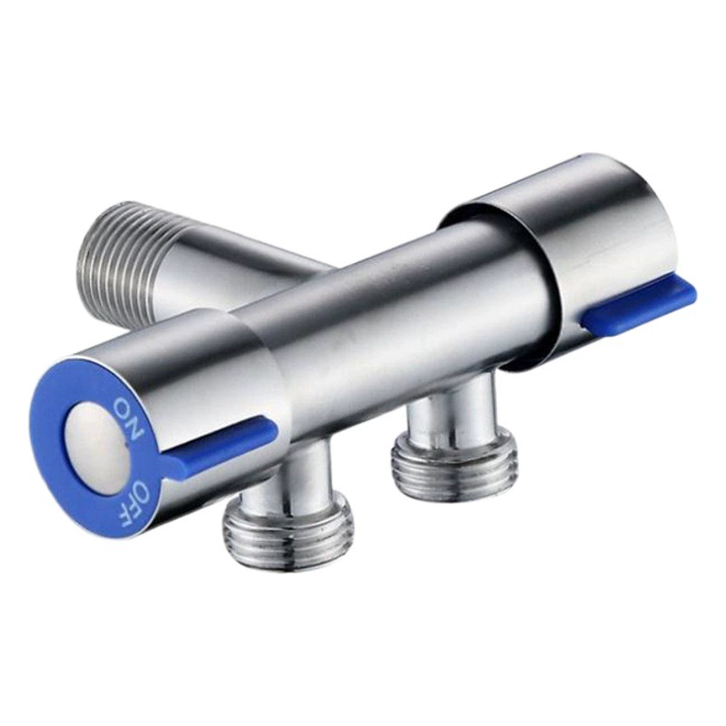 Оптовый один-в-два-выходной угловой клапан пистолет-распылитель для мытья унитаза костюм женский чистящее средство для туалета из нержавеющей стали 304