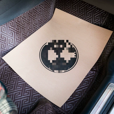 Car disposable foot mat paper, waterproof – Universal Foot Pad - 100-black-bmw-car-emblems-todays-super-low-price