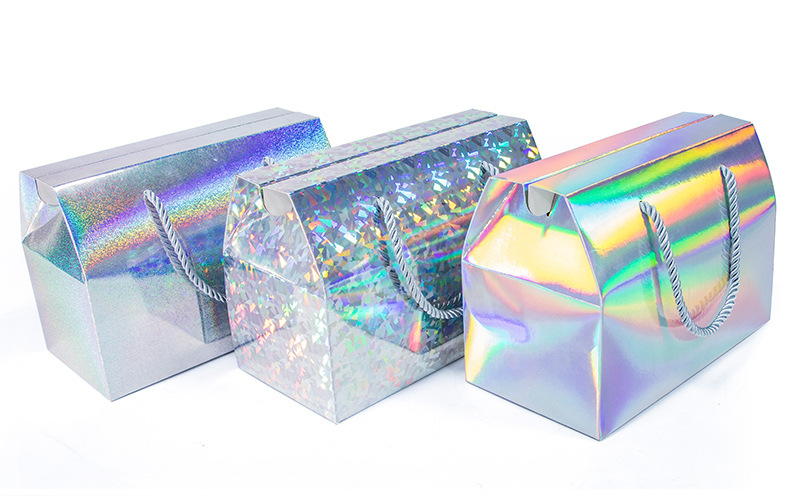 55g Weight Packing Box Event & Party Supplies 1 Piece Quantity Wedding, Banquet, Party Occasion Multicolor Pattern Multicolor Paper Wedding Banquet Party Packing Box Gift Wrapping Supplies 5