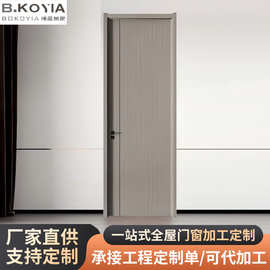 木门室内实木门定制家装卧室门免漆碳晶酒店工程门整套隔音室内门