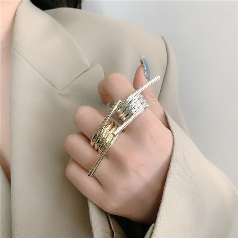 Wholesale Fashion Metal Wire Winding Ring display picture 10