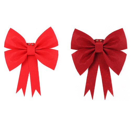 Non-woven fabric butterfly wedding celebration decoration supplies bridal room wedding banquet arrangement props Chinese red butterfly bow floral decoration