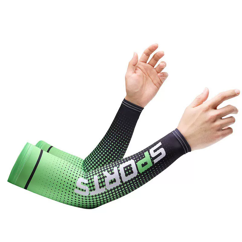 现货男士夏季户外开车骑行钓鱼防紫外线防晒冰丝护臂袖套冰袖定制