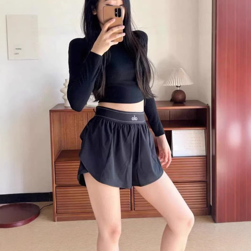 In-Stock Alo Naked-Feel Breathable High-Waist Butt-Lifting Yoga Fitness Shorts Outdoor Running Anti-Exposure Sports Shorts for Women In-Stock Alo Naked-Feel Breathable High-Waist Butt-Lifting Yoga Fitness Shorts Outdoor Running Anti-Exposure Sports Shorts for Women