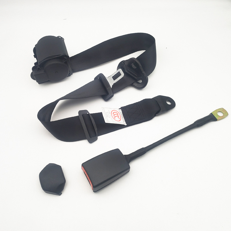 Fully automatic car seatbelt, three-point automatic retractable seatbelt for driver and passenger seats in cargo vehicles