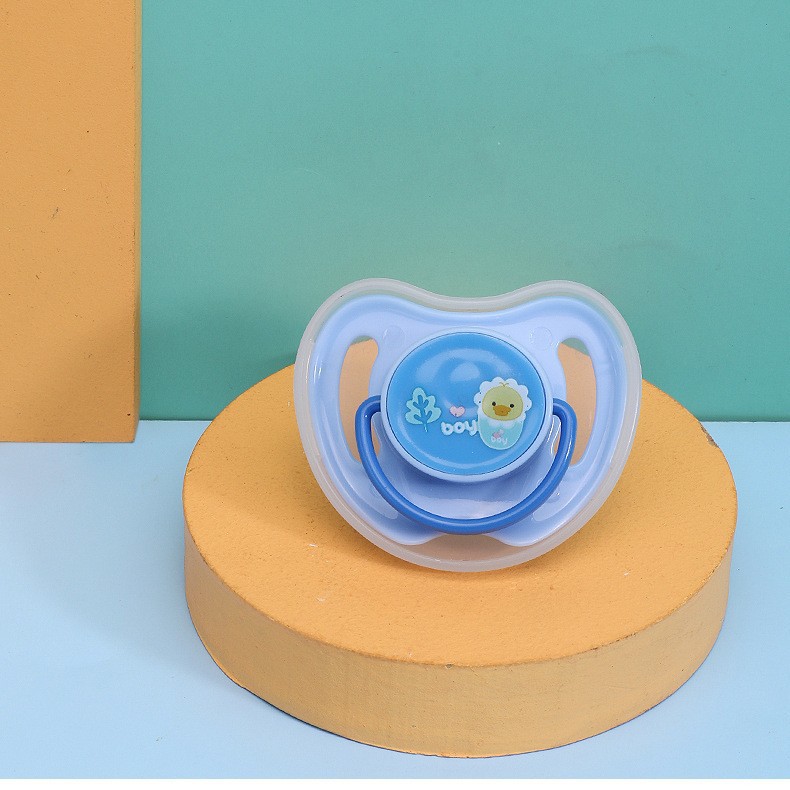 Chupete de Silicona con Estampado de Dibujos Animados para Bebés Recién Nacidos, Chupete de Confort con Funda, Venta al por Mayor