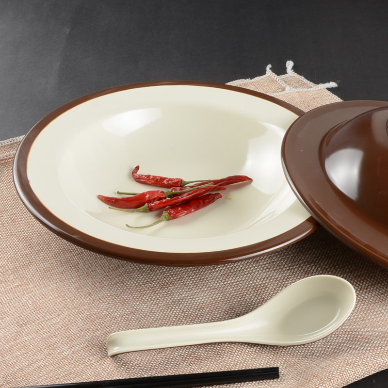 Melamine A5 melamine Sichuan flavor chicken chop rice pork feet Rice barbecue bibimbap commercial braised rice plate restaurant rice plate Melamine A5 melamine Sichuan flavor chicken chop rice pork feet Rice barbecue bibimbap commercial braised rice plate restaurant rice plate