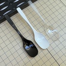 一次性食品级塑料勺子单独包装甜品汤鸭嘴勺韩式加厚外卖餐勺货源