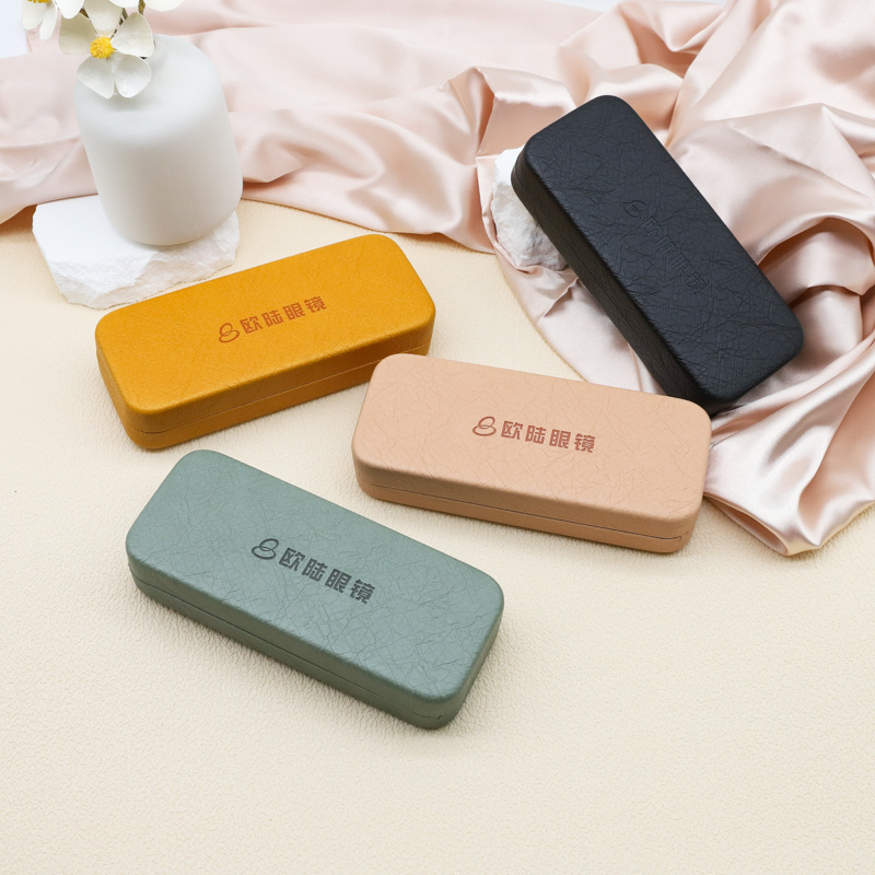Glasses Case New High-value High-sense Men and Women Students Myopia Large Frame Glasses Case Compression Portable Sunglasses Iron Box