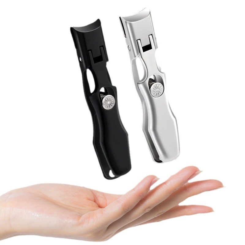 Herramienta de cortador de uñas plegable para pedicura doméstica anti-splash para hombres y mujeres, conjunto de aberturas de uñas image 5