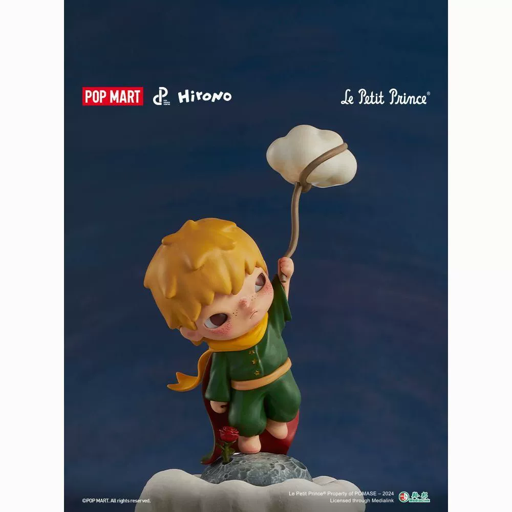 POP-MART Bubble.Mart Hirono×Le Petit Prince Фигурка Ono Маленький принц Blind Box