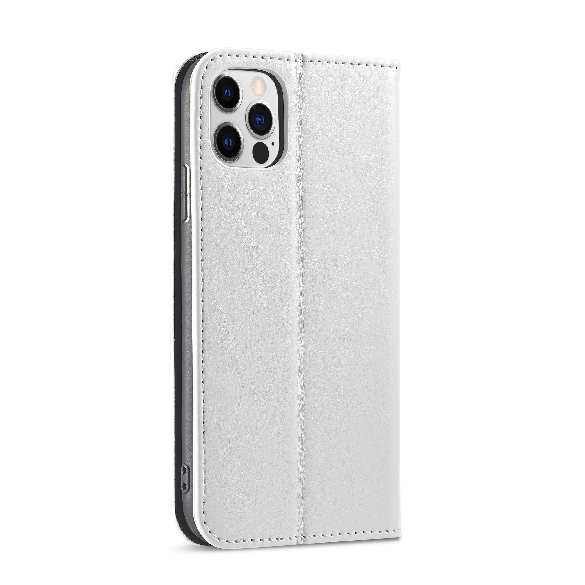 Convient  13 Téléphone Cas En Cuir Veau Motif Magnétique Flip Étui De Protection display picture 8