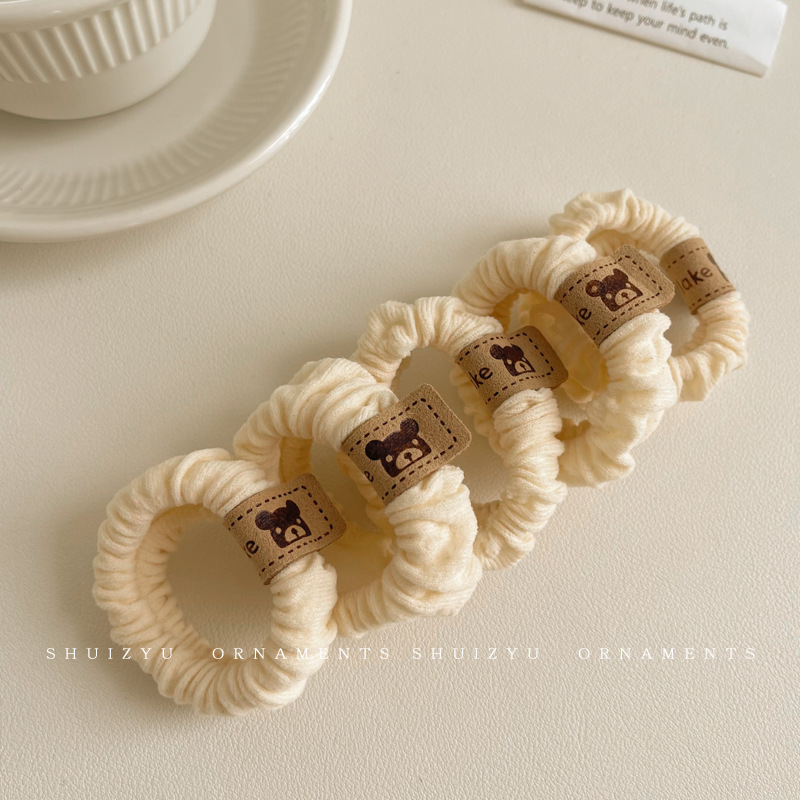 Cuerda para el cabello de dibujos animados, alta elasticidad y durabilidad, banda elástica para atar la cabeza, bola para mujer, lazo para el cabello, cuerda para la cabeza, nueva funda de cuero, accesorios para el cabello, todo fósforo