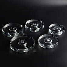 专业水晶台灯底座灯饰配件圆形底板批发 源头工厂水晶配件大全