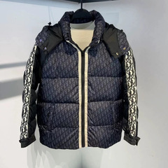 トレンディなブランドの綿の服秋と冬厚く暖かい防風メンズ新しい多用途ルーズフード付き長袖カジュアルジャケット