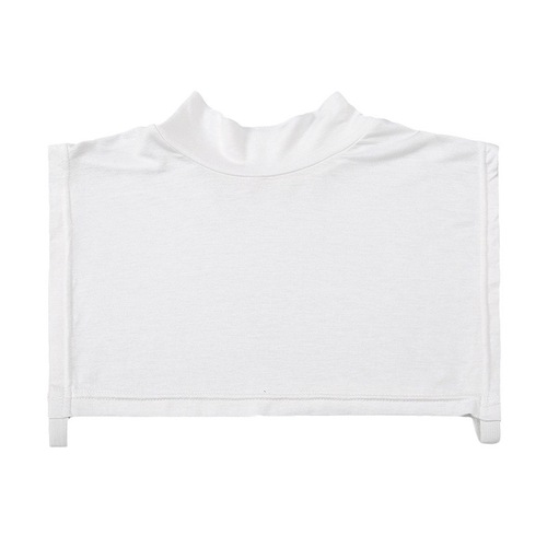 Summer best-selling new solid color fashionable women's mercerized cotton fake collar, skin-friendly, comfortable and outer decoration, versatile