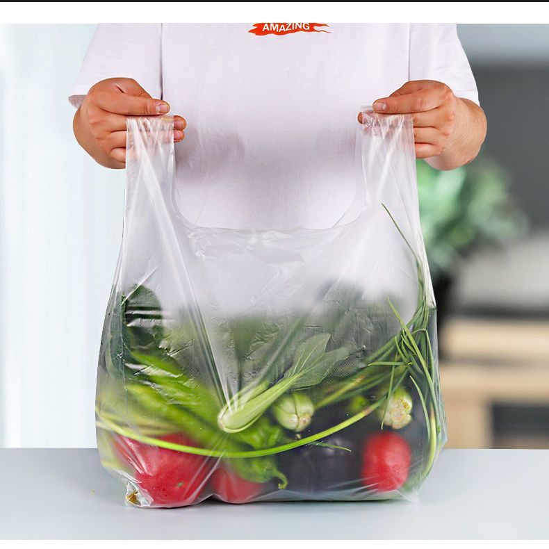 ビニール袋肥厚ハンドバッグ移動梱包袋 50 ベストベスト白特大コンビニ袋卸売|undefined