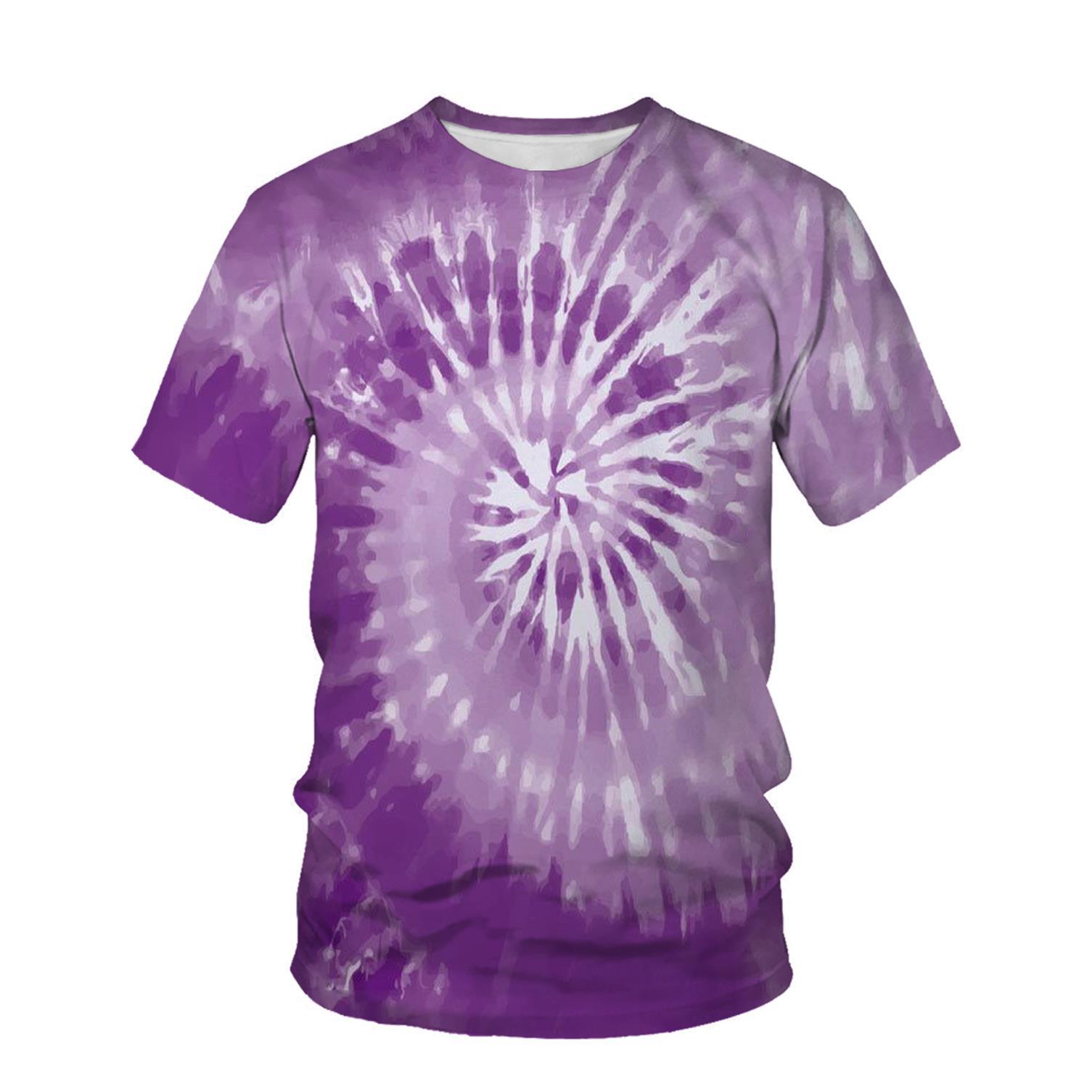 Men's Summer Casual T-Shirt, 3D Digital Camo Print, Round Neck Short Sleeve, Lightweight & Breathable_desvips.com