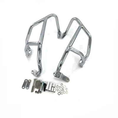 Suitable for Honda Gold Motorcycle bumper - engine-guard-chrome-plated-silver-export-quality-thickened-set