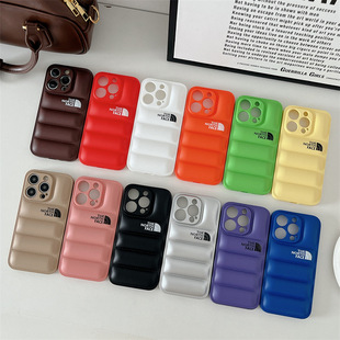 Chaozhou Brand North Down Jacket Suitable for iphone16Promax Liquid Shell 15pro Apple 13/12/11 Cross Border