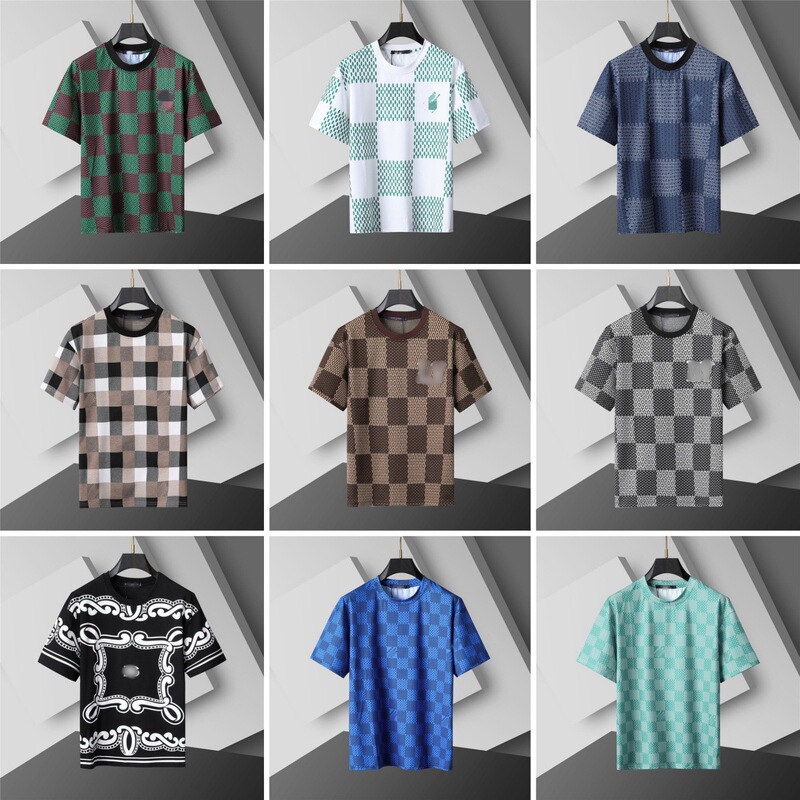 Correct Version of the New Summer Accessible Luxury Replacement T-Shirt Short-Sleeved Round Neck Fashionable Versatile Men's and Women's Casual European and American Export 2