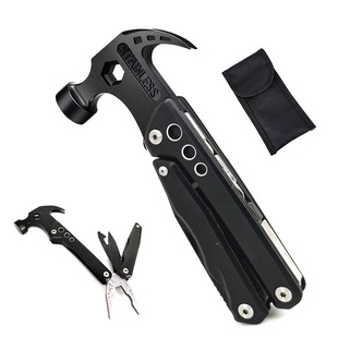Cross-border explosions claw hammer multi-function claw hammer outdoor Hammer stainless steel multi-function hammer pliers camping tools home