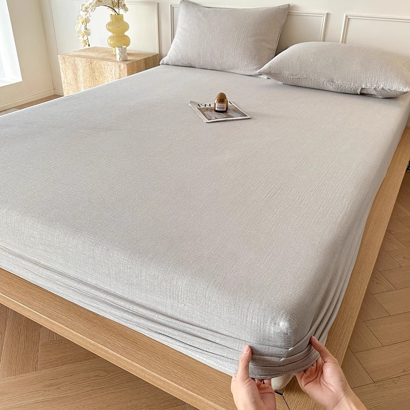 Silla de cama de algodón puro, sábana antideslizante engrosada de invierno de una sola pieza, colchón Simmons, cubierta protectora con todo incluido, juego de tres piezas
