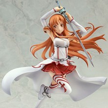 刀剑神域 结城明日奈亚丝娜 血盟骑士团Ver. 剧场版 模型盒装手办