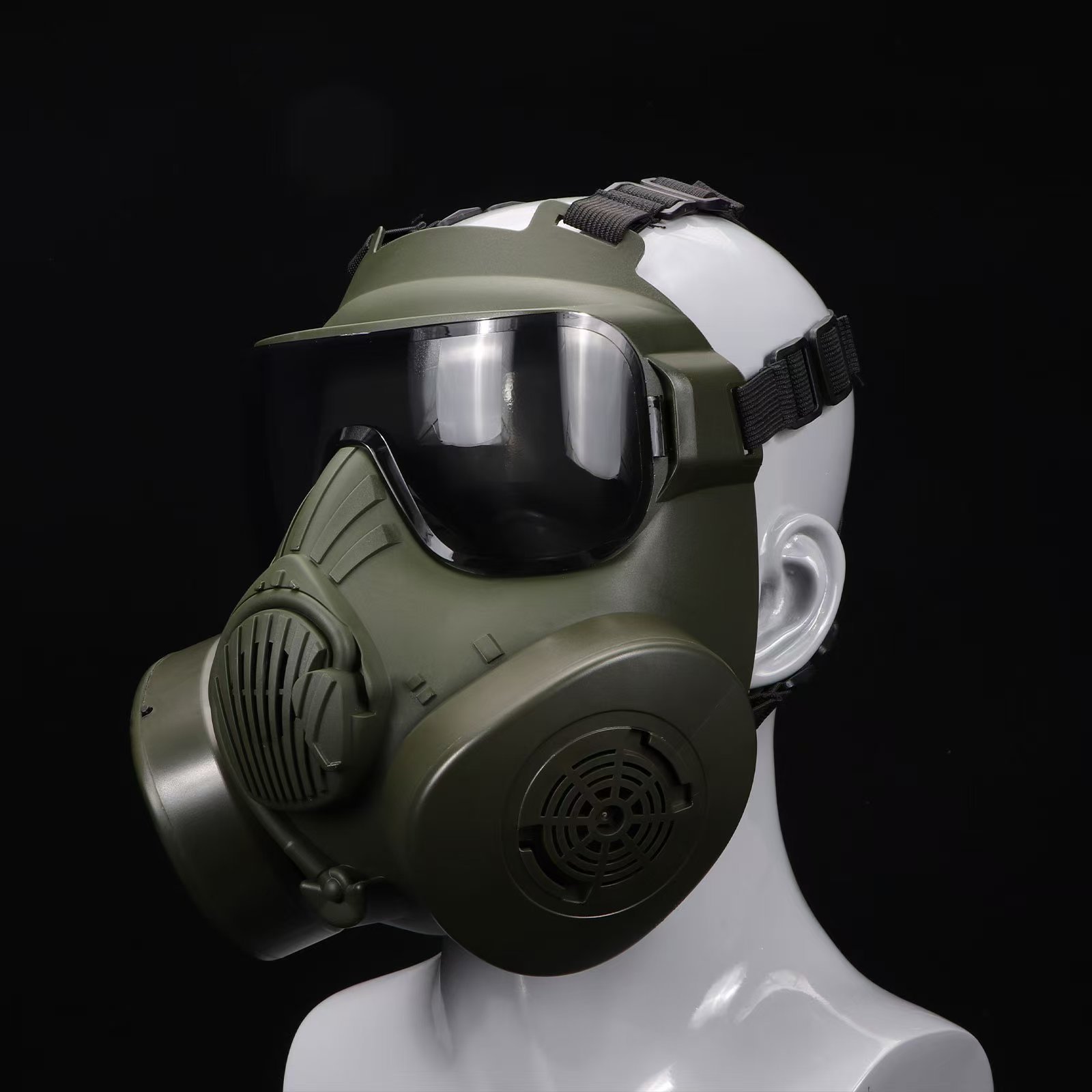 Máscara de gas táctico Navy SEAL M50 real CS equipo ventilador militar montar al aire libre colpaly máscara