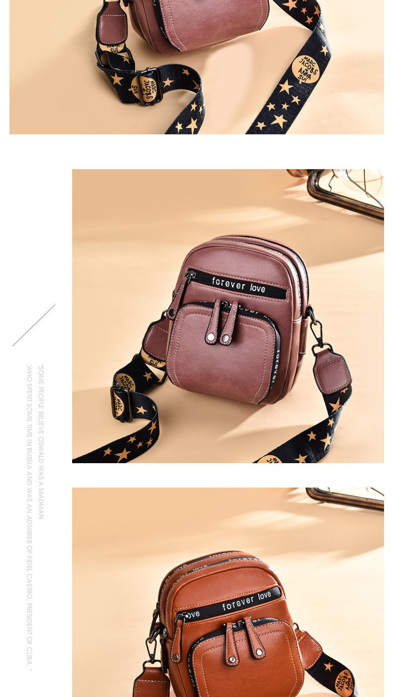 Women's Large Pu Leather Letter Business Oval Zipper Crossbody Bag display picture 5