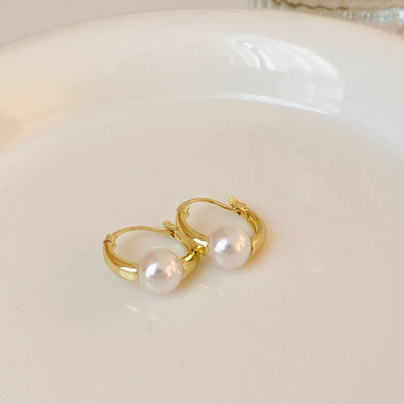 40g Weight Ear Studs Classification 1 Pair Quantity Wholesale Jewelry Simple Style Heart Shape Flower Metal Plating Ear Studs