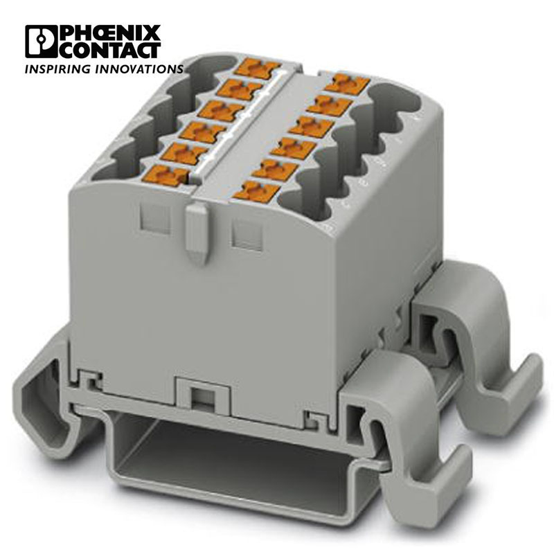菲尼克斯接线板 直插式 PTFIX 12X2,5-NS35A GY-3273154