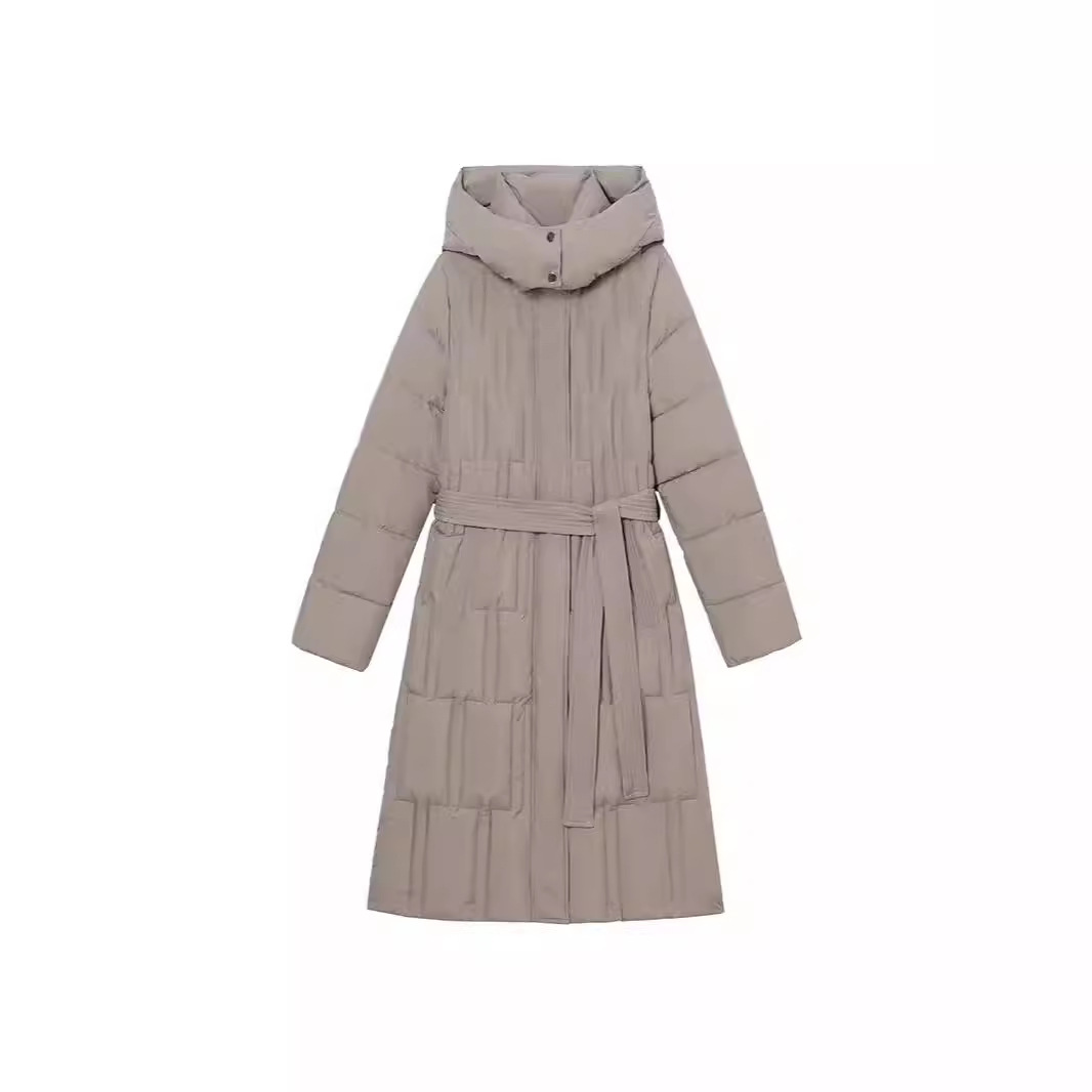 Nuevo tipo de cintura larga y corta extraíble sombrero de algodón ropa de mujer invierno estilo coreano suelto delgado chaqueta con capuzas a prueba de frío gruesa chaqueta