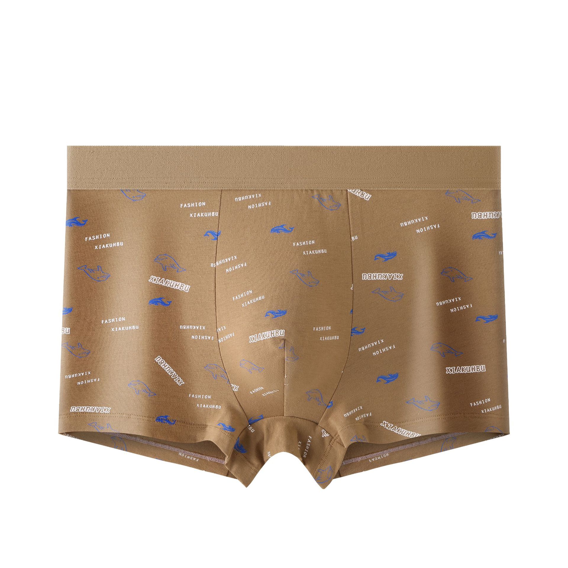 Ropa interior de algodón Hombre antibacteriano entrepierna juvenil Boxer shorts deportes más tamaño Boxer shorts Hombre Ropa interior de algodón puro