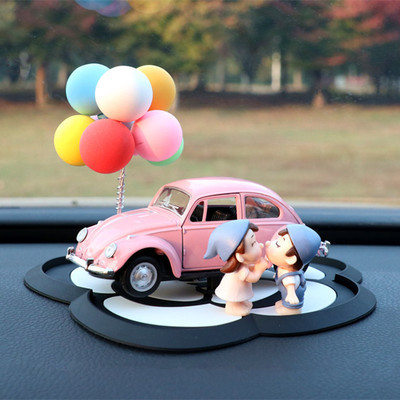 Pareja de adornos creativos para automóviles femeninos lindos accesorios para automóviles panel de instrumentos decoración de control central perfume para automóviles productos de aromaterapia