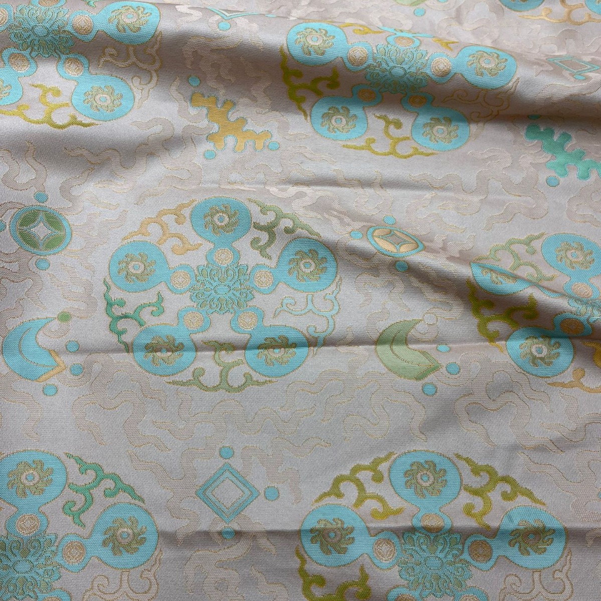 厂家直销新款织锦缎仿宋锦提花外套面料新中式旗袍马甲料804