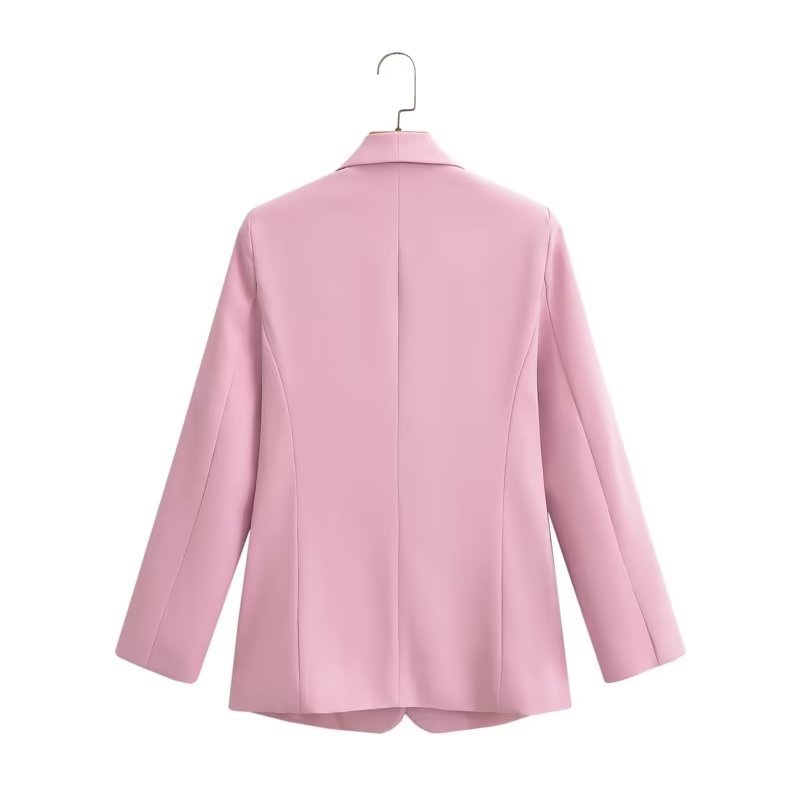 GraceChic 2023 Autumn New European And American Cross-Border Women's Dress Collar Blazer + Pants Set 1607_voghion.com