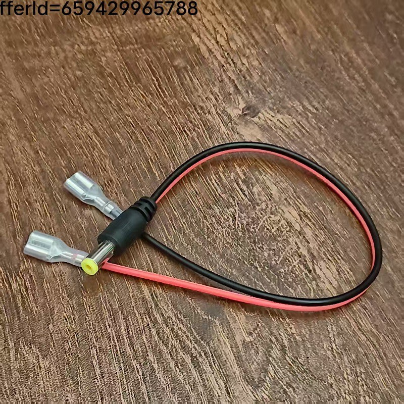Dc5521 Red and Black Female to 6.3mm Plug Terminal Cable Dc Female Power Cord Motor Motor Solder-Free Connection Cable Dc5521 Red and Black Female to 6.3mm Plug Terminal Cable Dc Female Power Cord Motor Motor Solder-Free Connection Cable