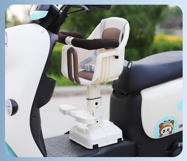 Yadi Emma Electric Car Kids Seat Front Battery Car Baby Seat Motorcycle Baby Kids Safety Chair