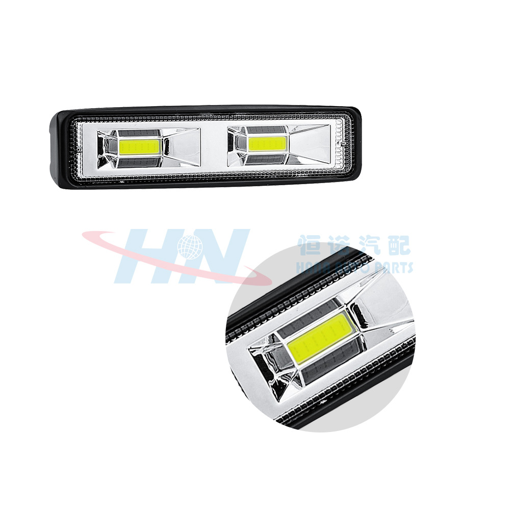 10-30v18w luz de trabajo de una línea COB tira proyector de aluminio ingeniería camión auxiliar Luz de marcha diurna