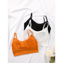 B 74124 Seams Adjustable Straps Sport Bra ��Ů��������