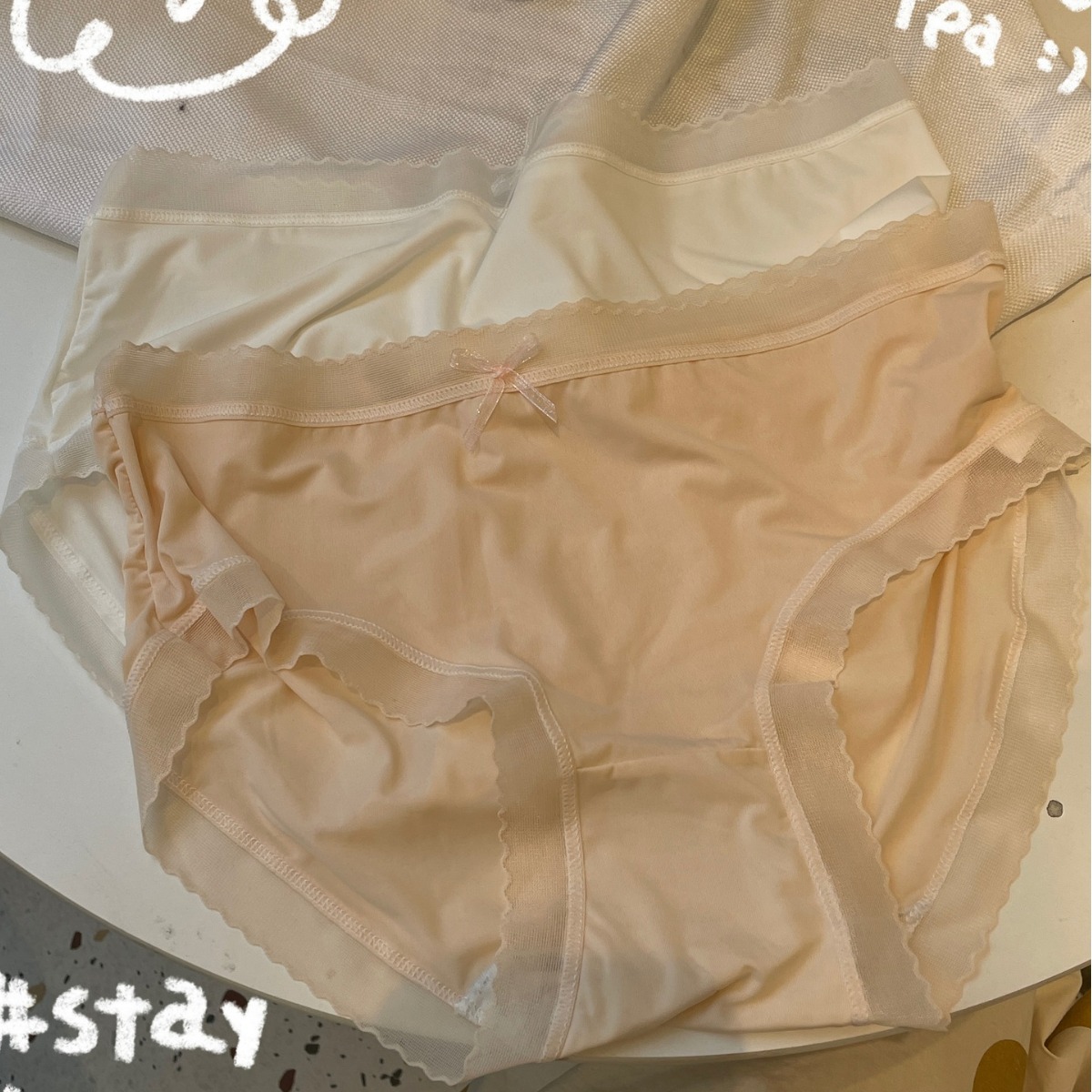 Summer silk pants