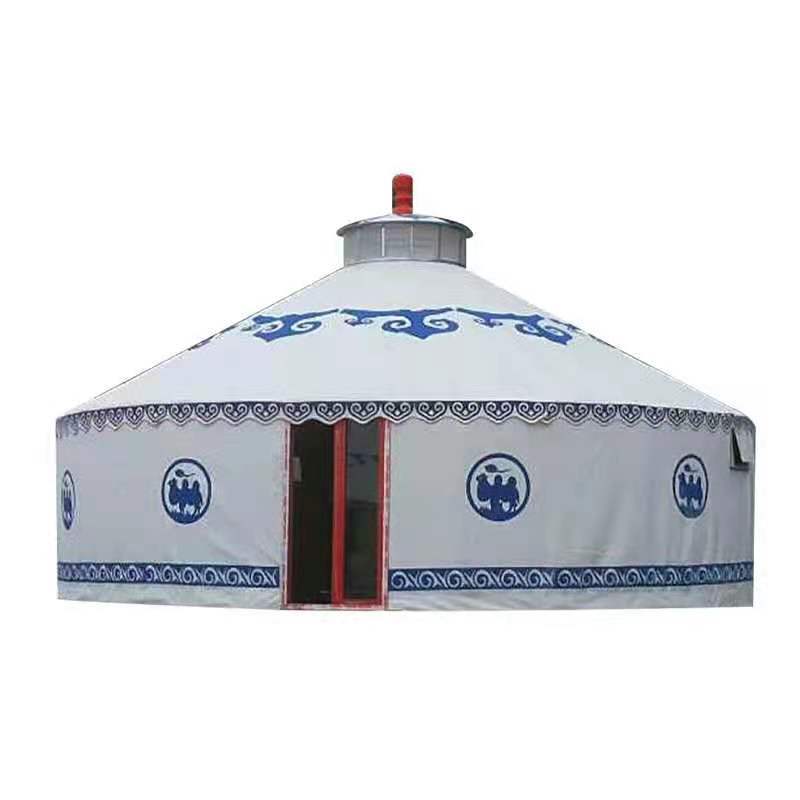 Lona de silicona blanca resistente al desgaste, transpirable, impermeable, protector solar, yurta al aire libre, tienda, tela de poliéster, rollo completo al por mayor