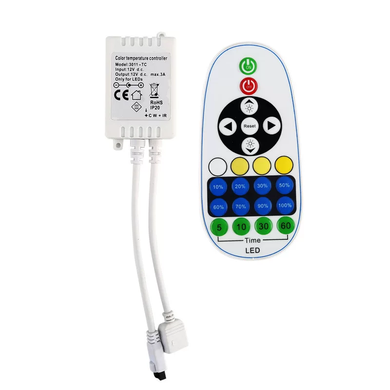 LED two-color rectangular lamp, wholesale, remote control