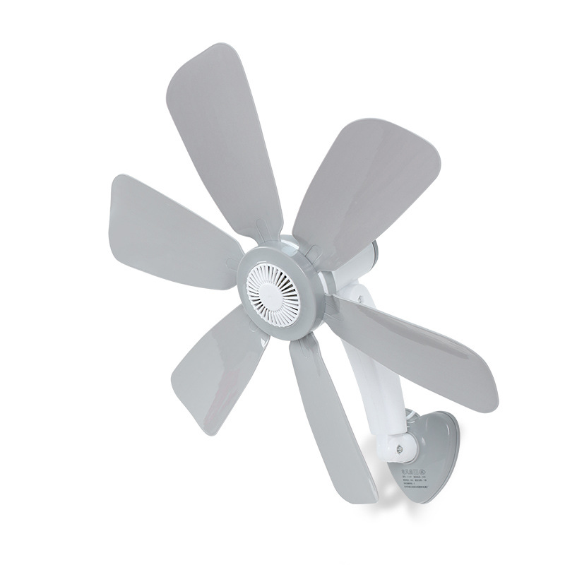 Powerful 6-leaf wall-mounted fan [comes with non-marking stickers + nail hooks]